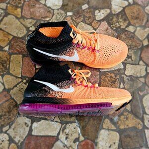 Nike Flyknit Racer Men's Running Shoes Size 9 Multicolor Lightweight Breathable